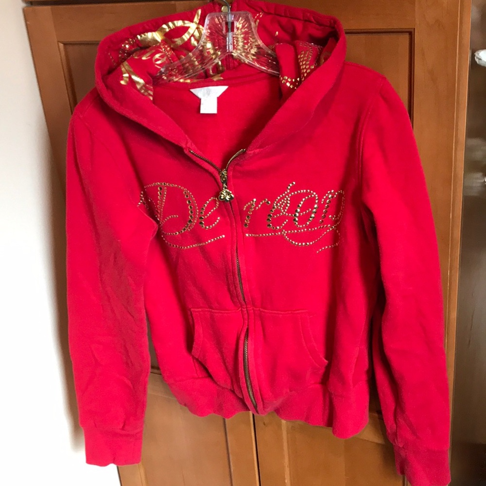 Gently used Dereon zip hoodie size M